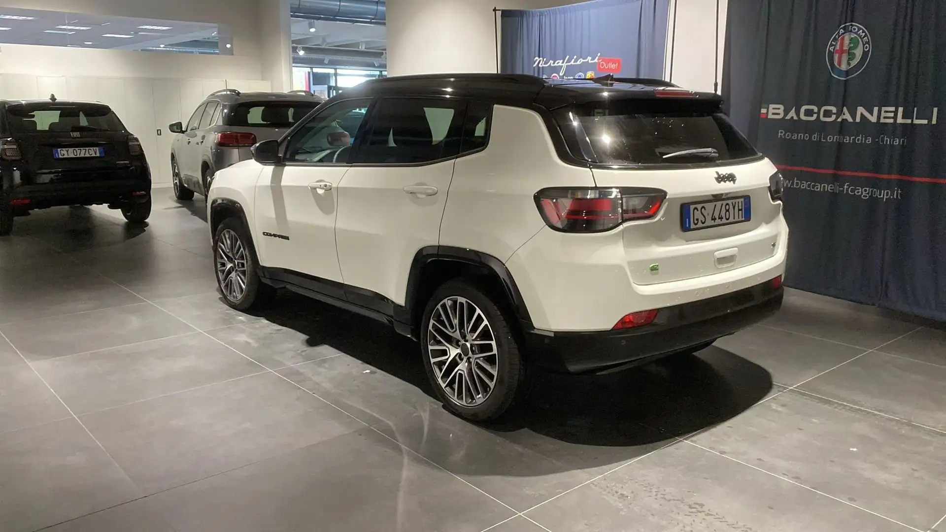 Jeep Compass Compass 1.5 Turbo T4 130 CV MHEV 2WD Summit Blanc - 2