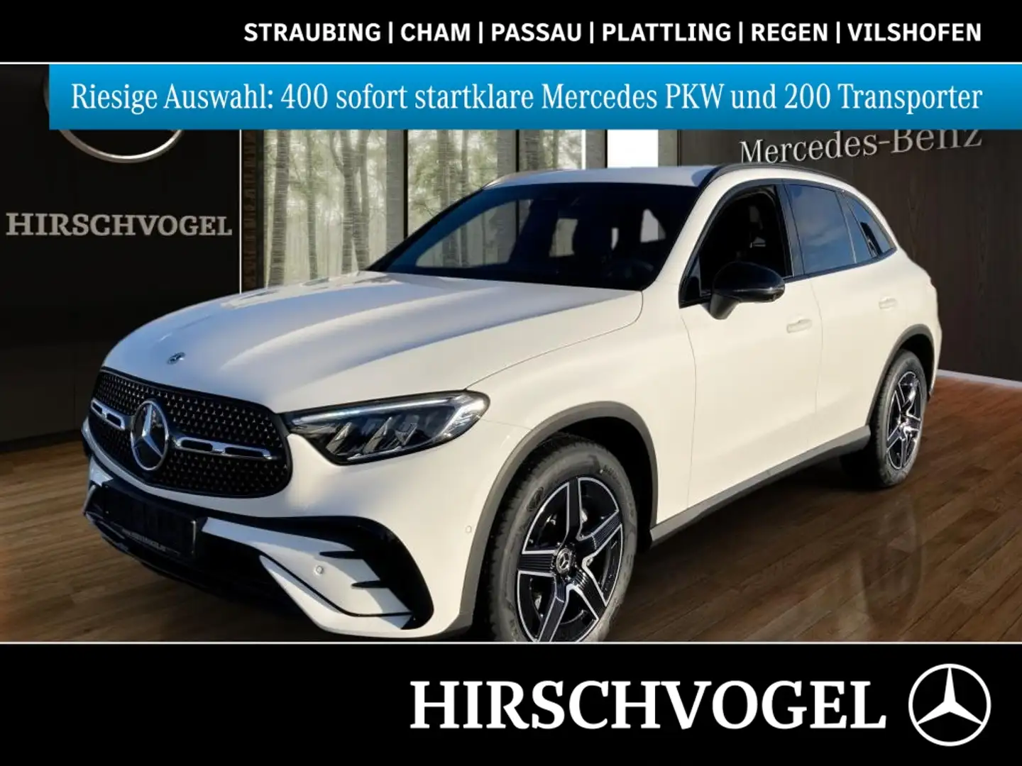 Mercedes-Benz GLC 200 4M EDITION AMG-Line+Night+AHK+DISTRONIC Weiß - 1