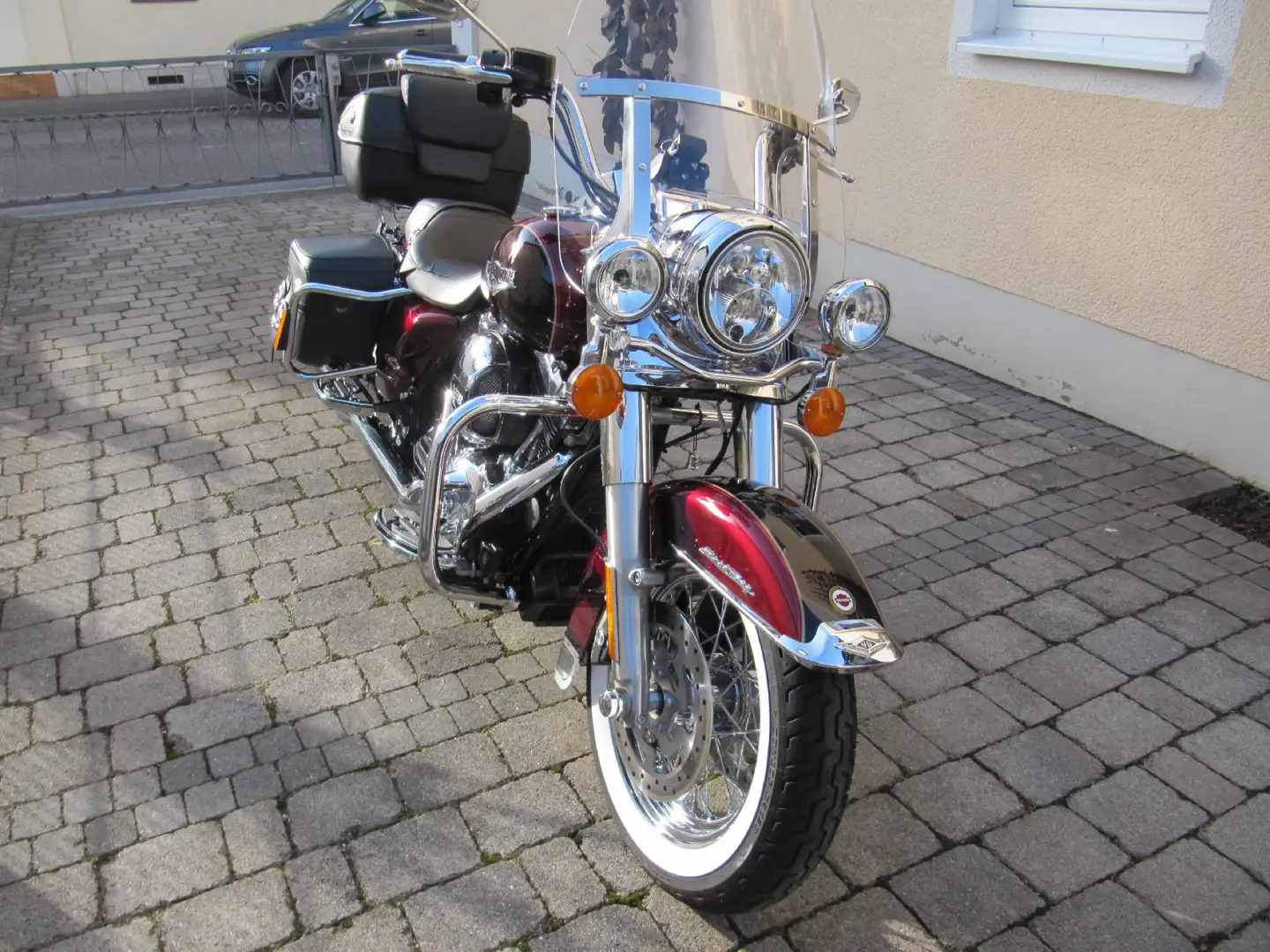 Harley-Davidson Road King Classic/Kess Tech/Navi/Hubtisch/Extras Czerwony - 1