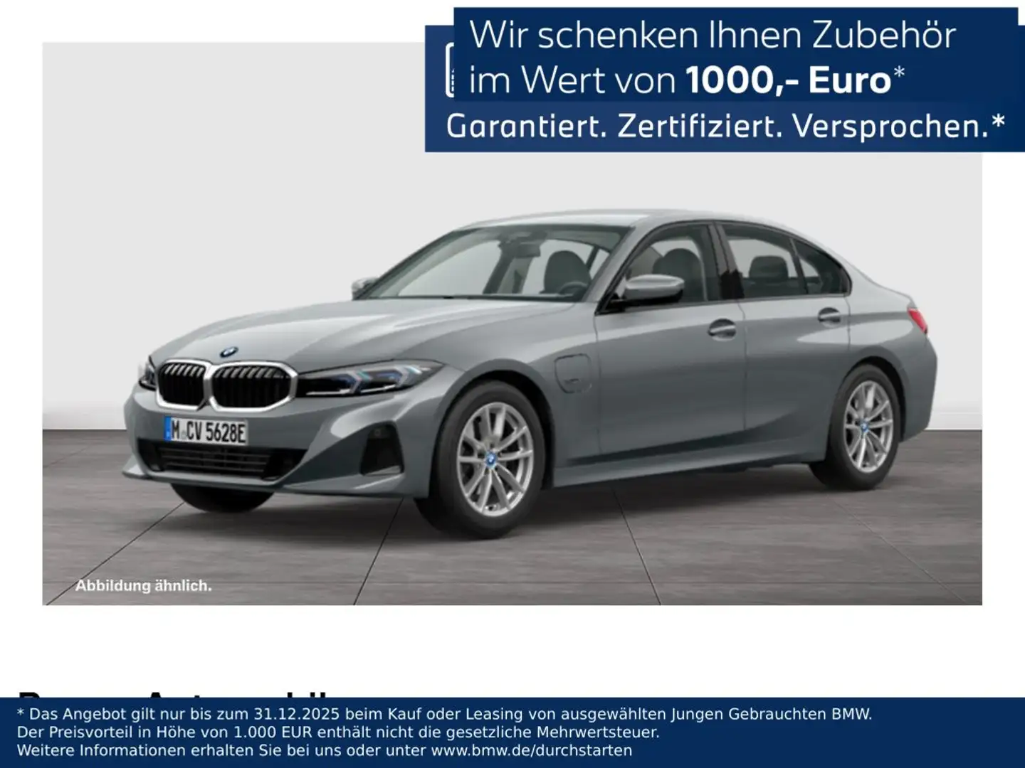 BMW 330 e AHK Komfort Adap.LED HuD HiFi Gris - 1