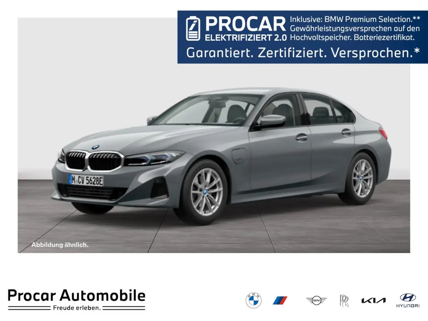 BMW 330 e AHK Komfort Adap.LED HuD HiFi Grigio - 1