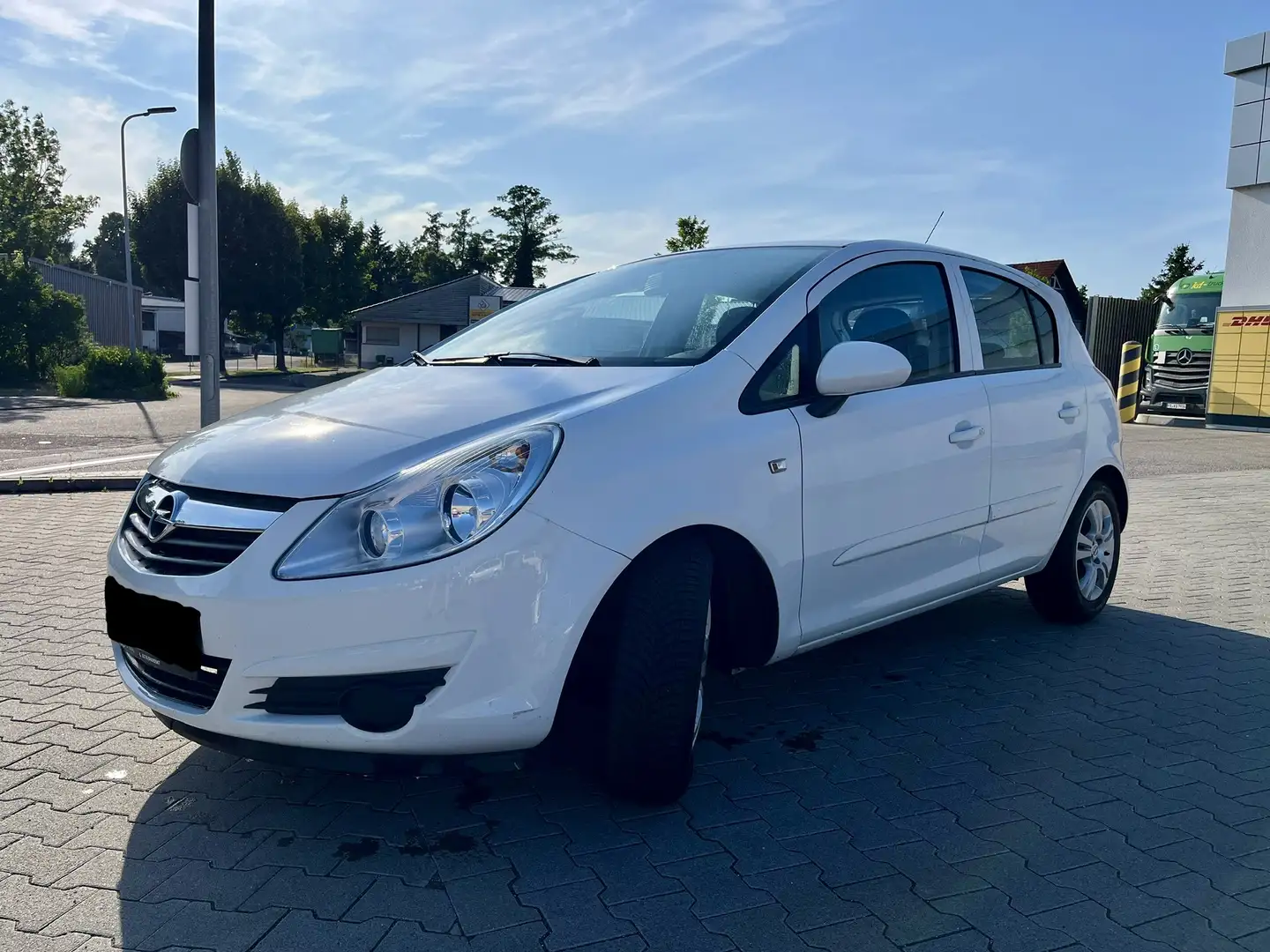 Opel Corsa CATCH ME Now TÜV 2027 Blanc - 1