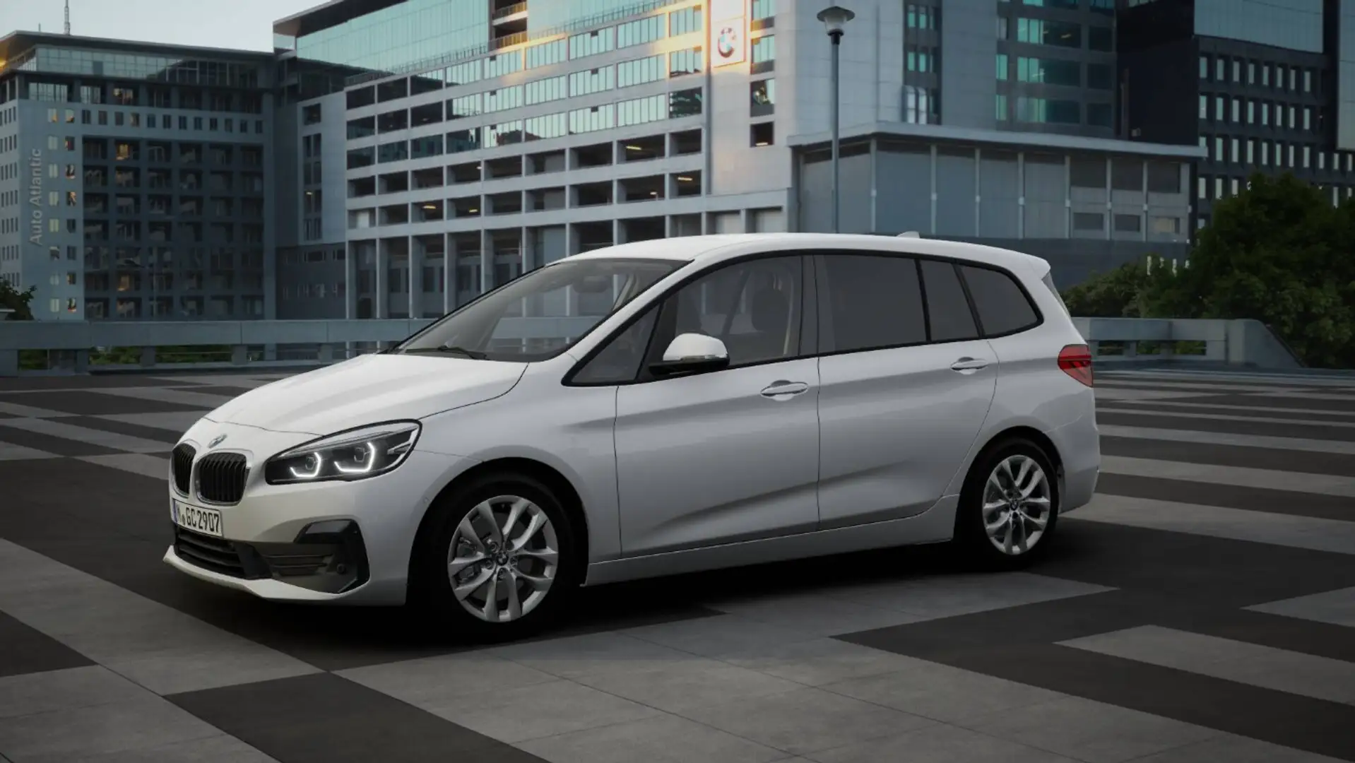 BMW 220 d Gran Tourer Adv. LED SpurA. Navi ParkA. Sportsit Weiß - 1