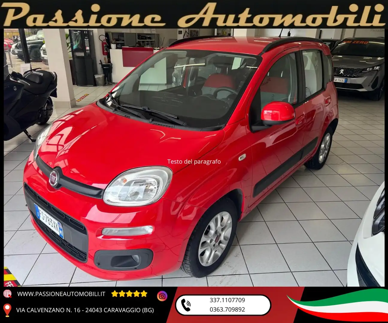 Fiat New Panda Panda 1.3 mjt 16v Easy Roşu - 1
