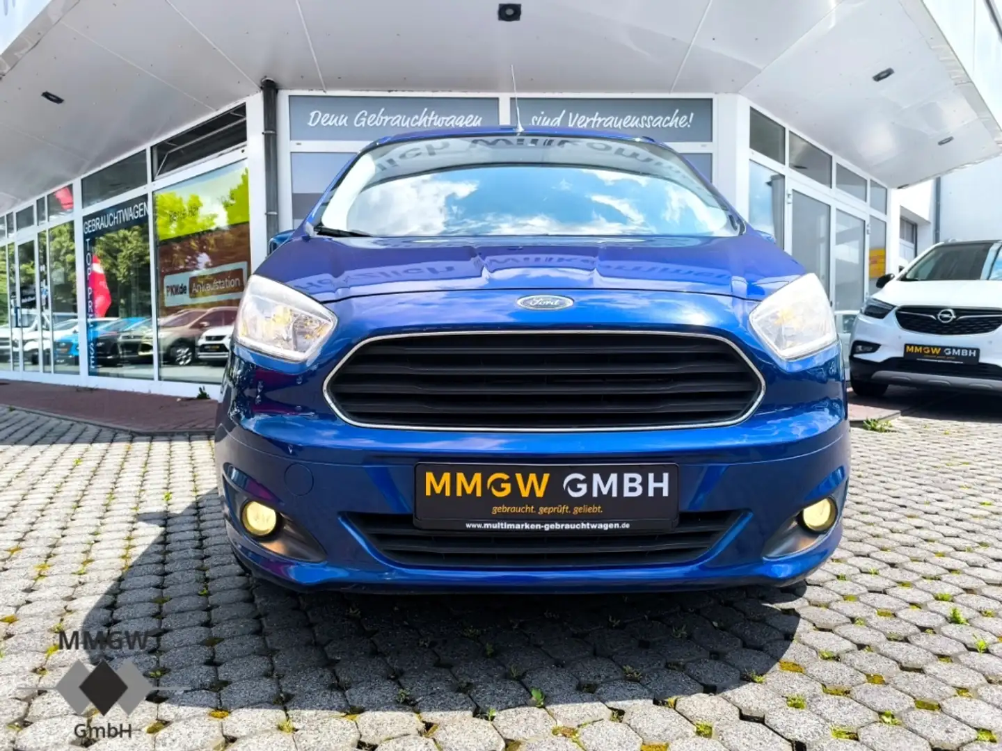 Ford Tourneo Courier Trend 1.0 EcoBoost SHZ/bremsass./PDC/Bergass. Blau - 2