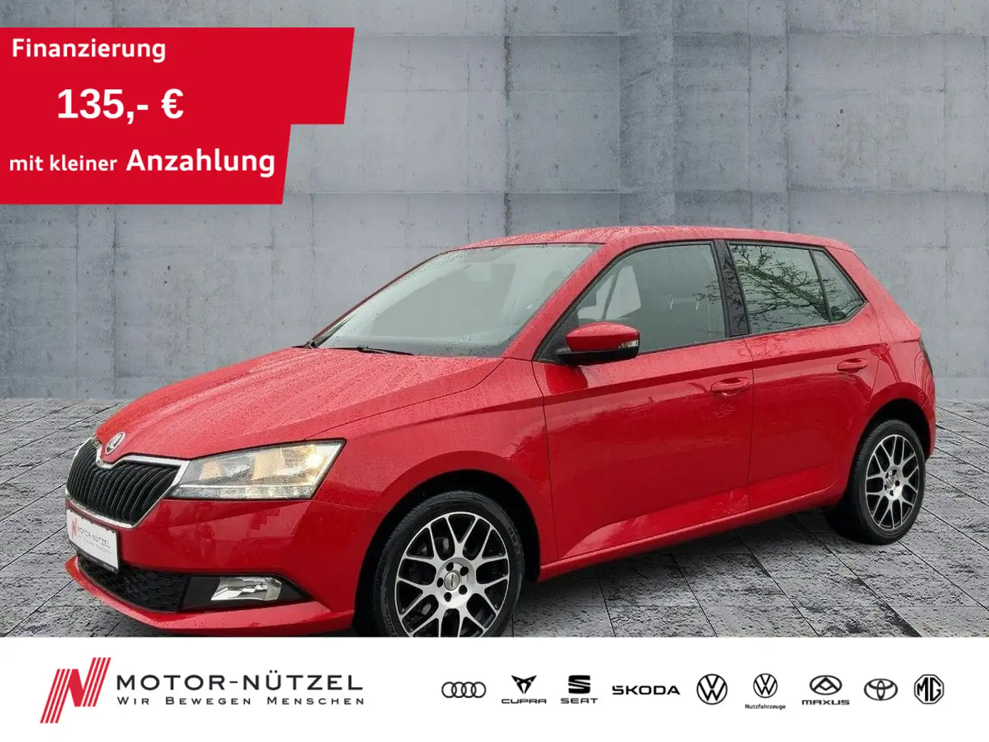 Skoda Fabia 1.0 TSI COOL PLUS SHZ+PDC+DAB+NSW+BT+16" Rot - 1
