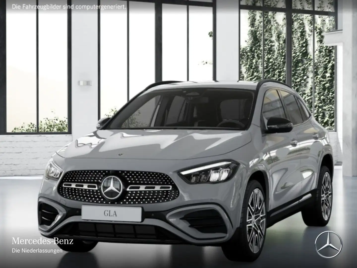 Mercedes-Benz GLA 200 d AMG+NIGHT+360°+AHK+LED+TOTW+KEYLESS+8G Grau - 2