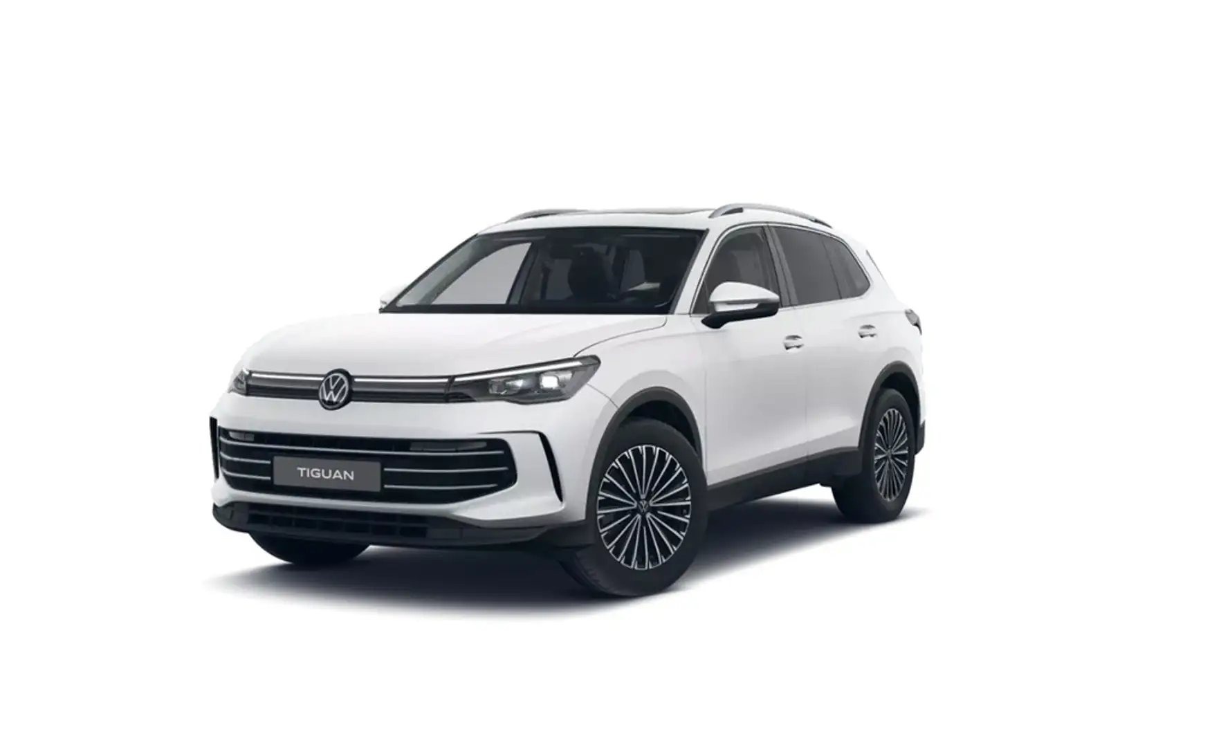 Volkswagen Tiguan 2.0TDI DSG Elegance AHK Pano StdHz Navi Keyless... Weiß - 2