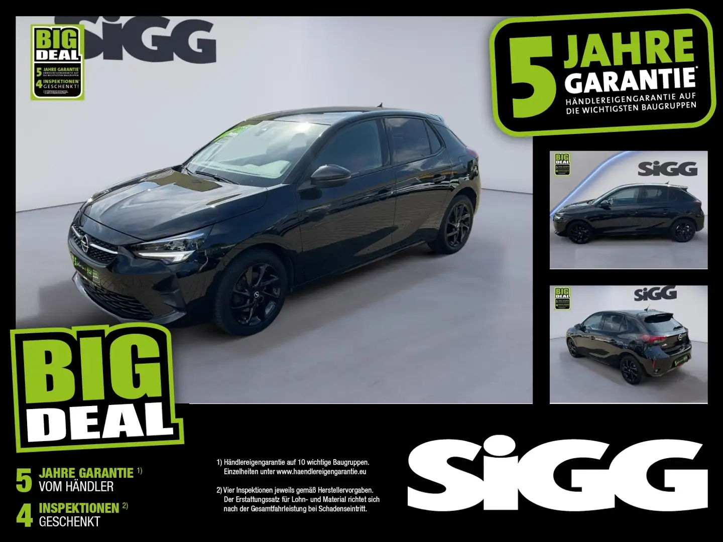 Opel Corsa F 1.2 Turbo GS Line LED Kamera SHZ LHZ Noir - 1