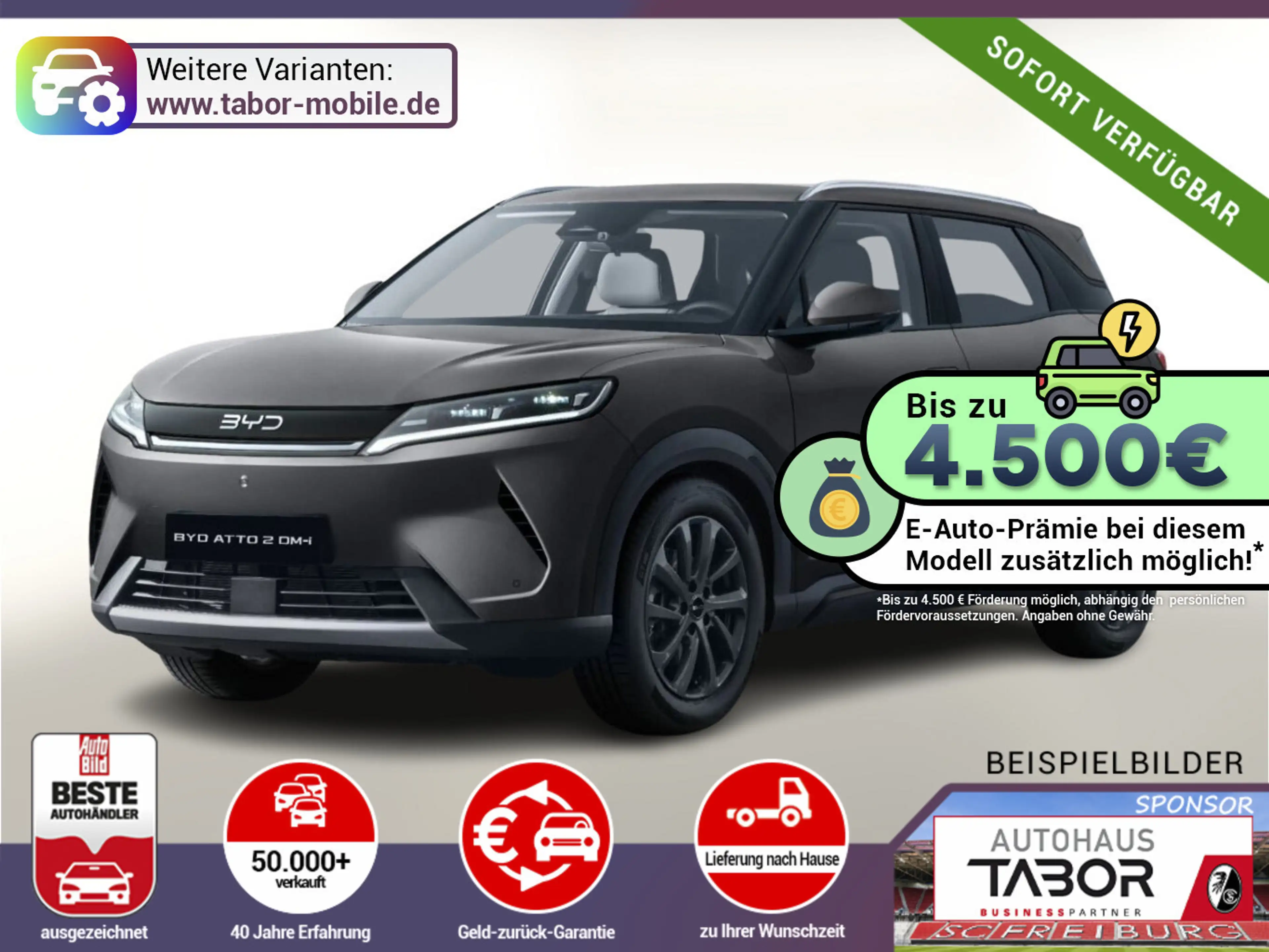 BYD Atto 2 DM-i Boost FÖRDERF 90kmReichw UVP-31%*