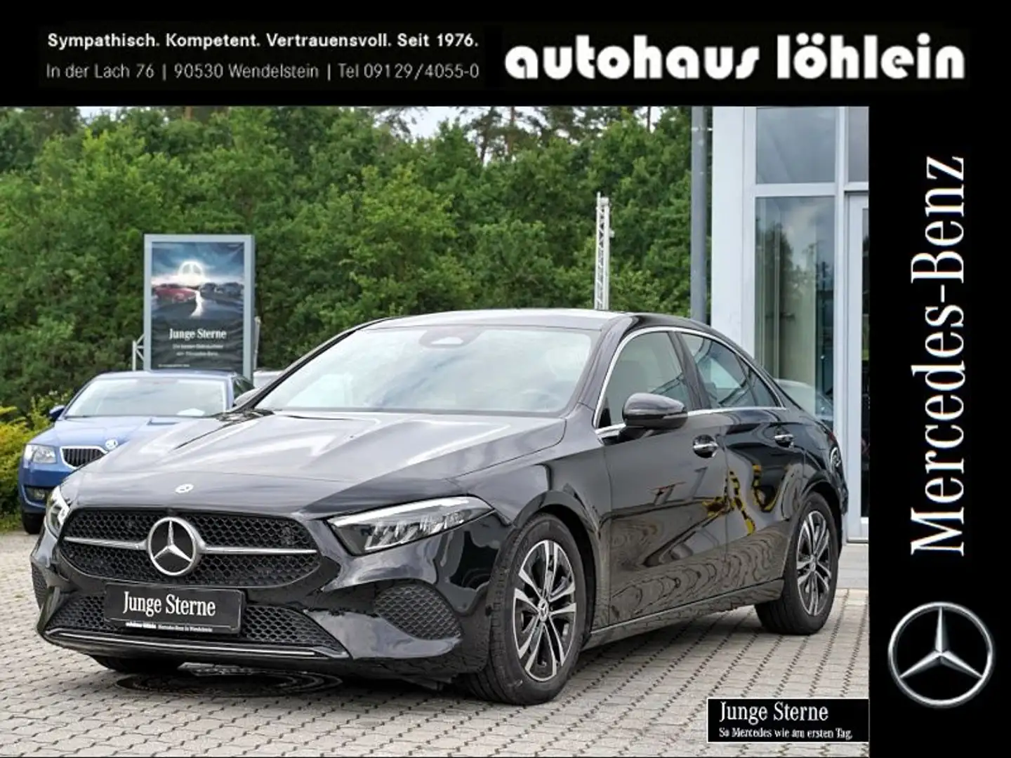 Mercedes-Benz A 180 LIMO PROG-ADV+ PANO+AMBIENTE+KAM+WINTER+KE Schwarz - 1