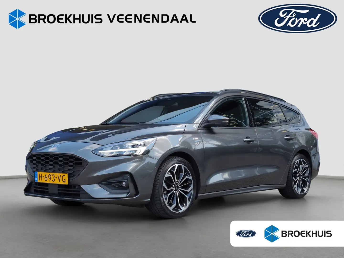 Ford Focus Wagon 1.5 EcoBoost ST Line | Trekhaak | BLIS | Cru Grijs - 1