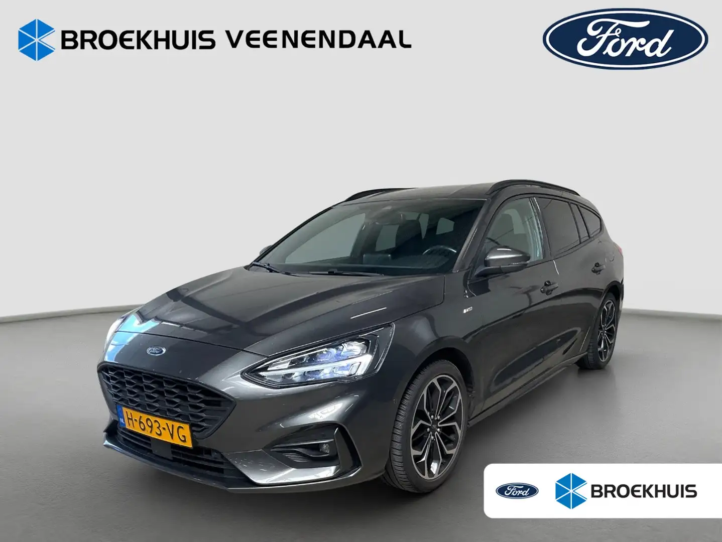 Ford Focus Wagon 1.5 EcoBoost ST Line | Trekhaak | BLIS | Cru Gris - 1