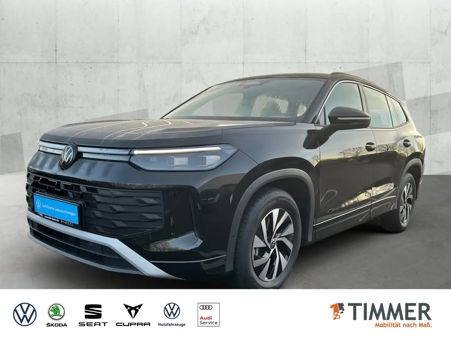 Volkswagen Tayron 1.5 eTSI DSG LIFE +AHK +LED +ACC +RKAM +VIRTUAL + Noir - 2