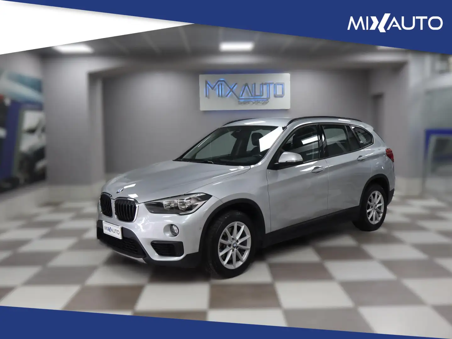 BMW X1 xDrive20d Business AUT EU6 Argent - 1
