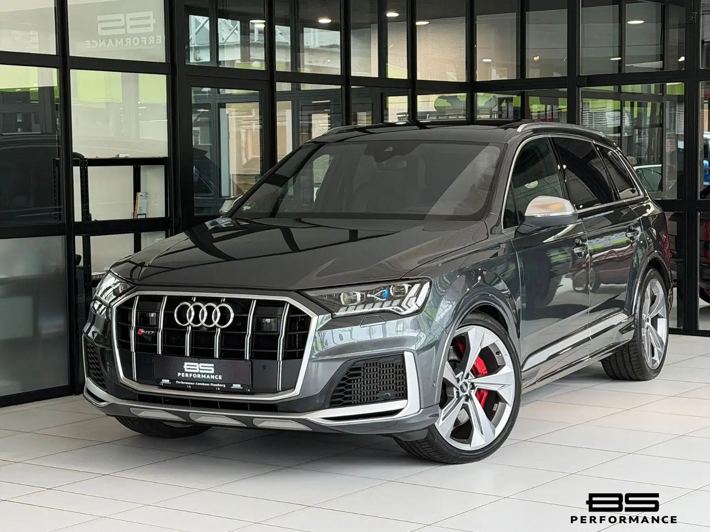 Audi SQ7 4.0 TDI |LASER|ACC|HUD|PANO|MASSAGE|CARBON|7 Grau - 1