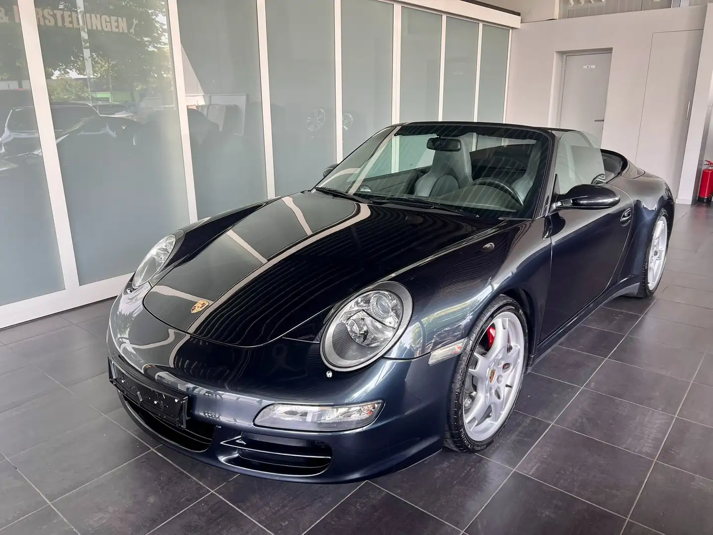 Porsche 997 911 Carrera 4 S Cabriolet Tiptronic S Blauw - 1