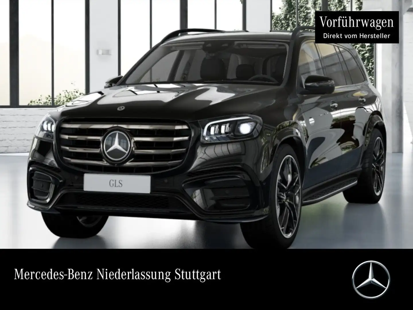 Mercedes-Benz GLS 450 d 4M AMG+NIGHT+PANO+360+AHK+MULTIBEAM+SPUR Schwarz - 1