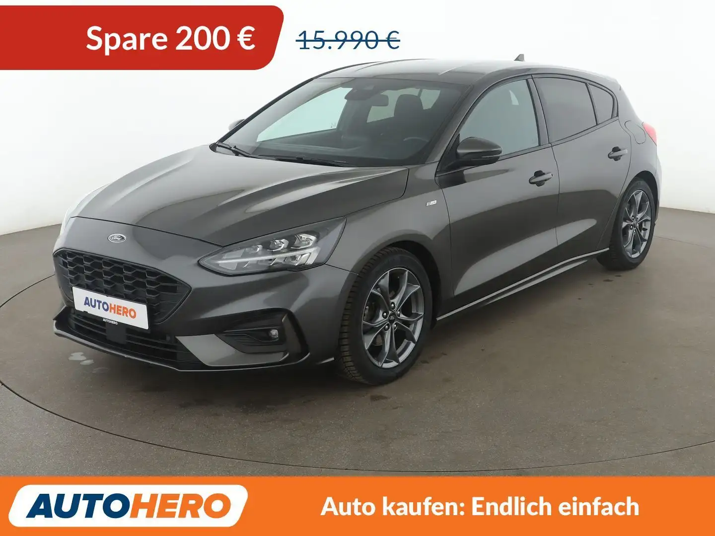 Ford Focus 1.5 EcoBlue TDCi ST-Line*NAVI*HEADUP*LED*SHZ* Grau - 1