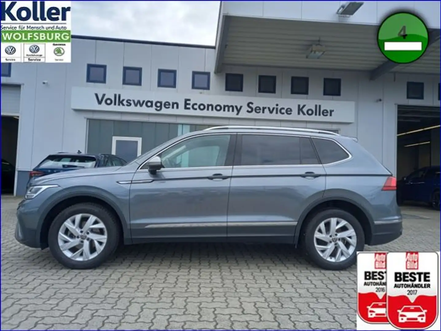 Volkswagen Tiguan Allspace 2.0 TDI DSG AHK 7 Sitze Kamera Grijs - 1