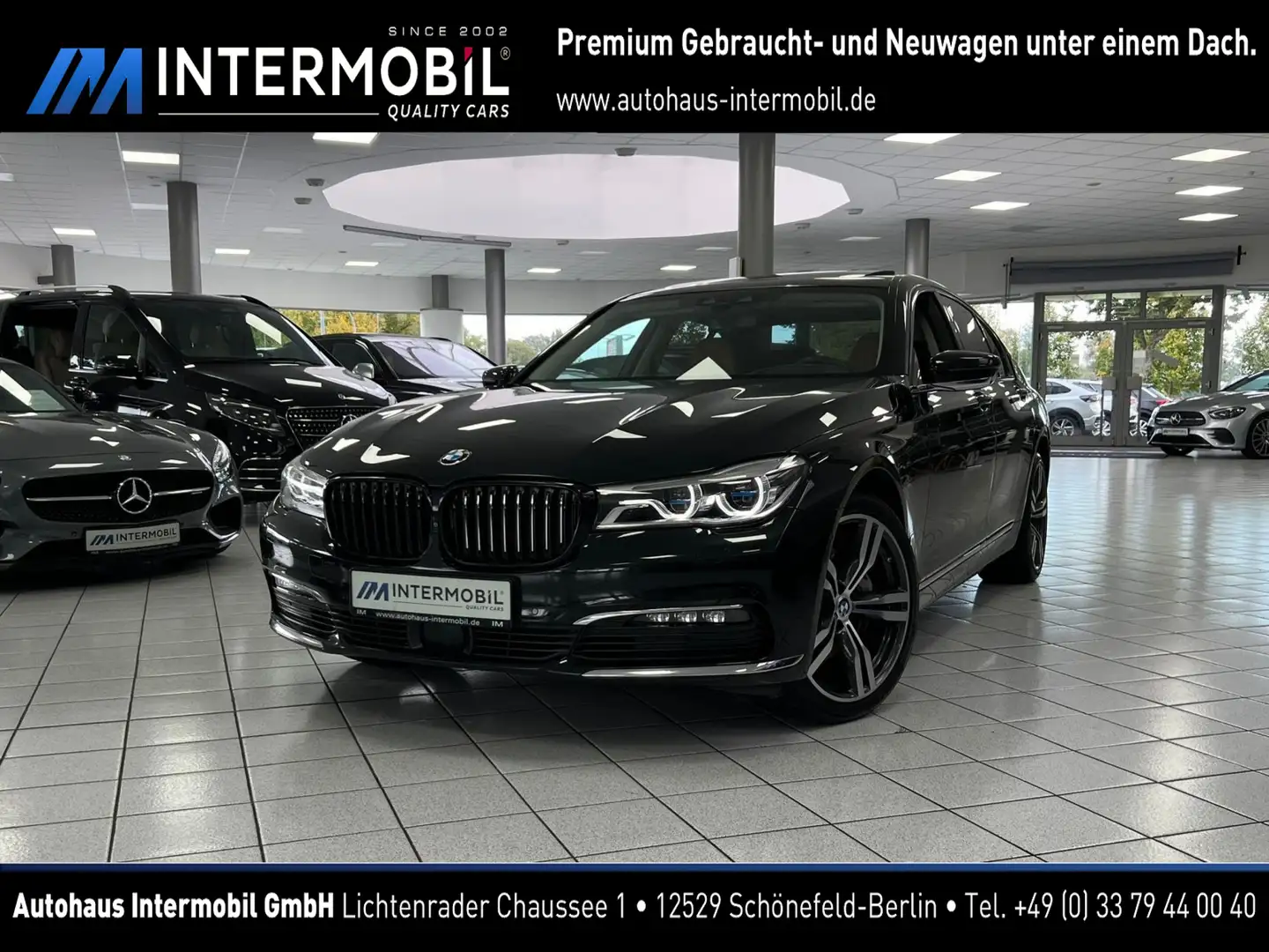 BMW 740 d xDrive*Laser*H-Up*360°*SHD*Soft*Keyl*Luft* Schwarz - 1