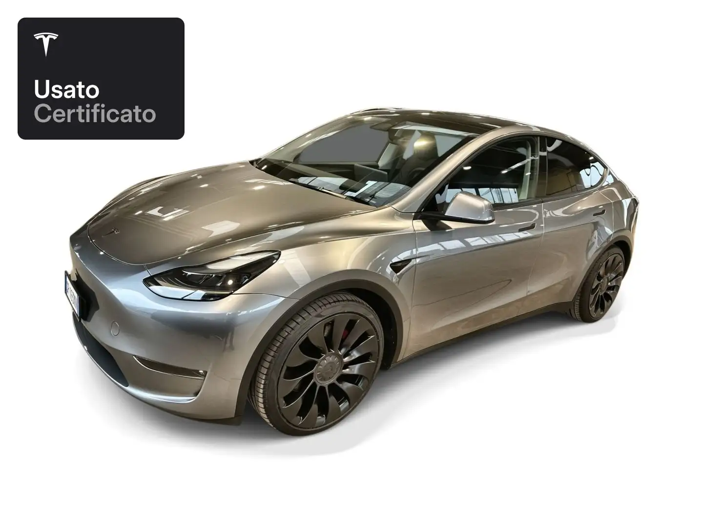 Tesla Model Y Performance Argent - 1
