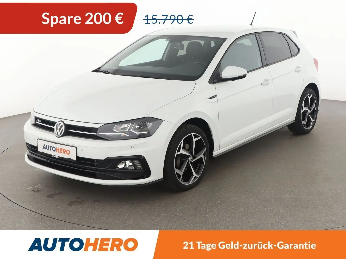 Volkswagen Polo 1.0 TSI Highline Aut.*ACC*PDC*SHZ*BEATS*KLIMA* Weiß - 1