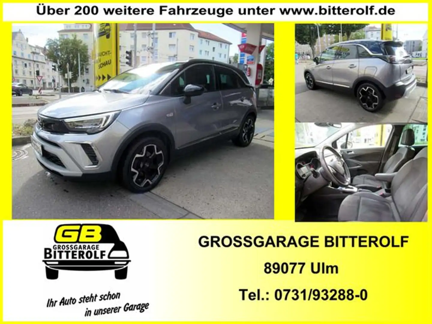 Opel Crossland X Crossland 1.5D Autom Ultimate Navi/RFK/SHZ/LED/T Silber - 1