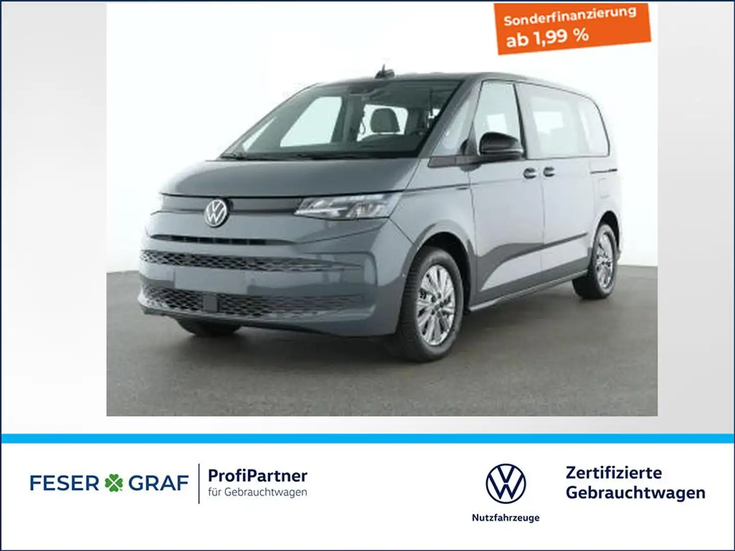 Volkswagen T7 Multivan 2.0TSI DSG 6Sitze ACC LED Rückfahrkamera Grau - 1