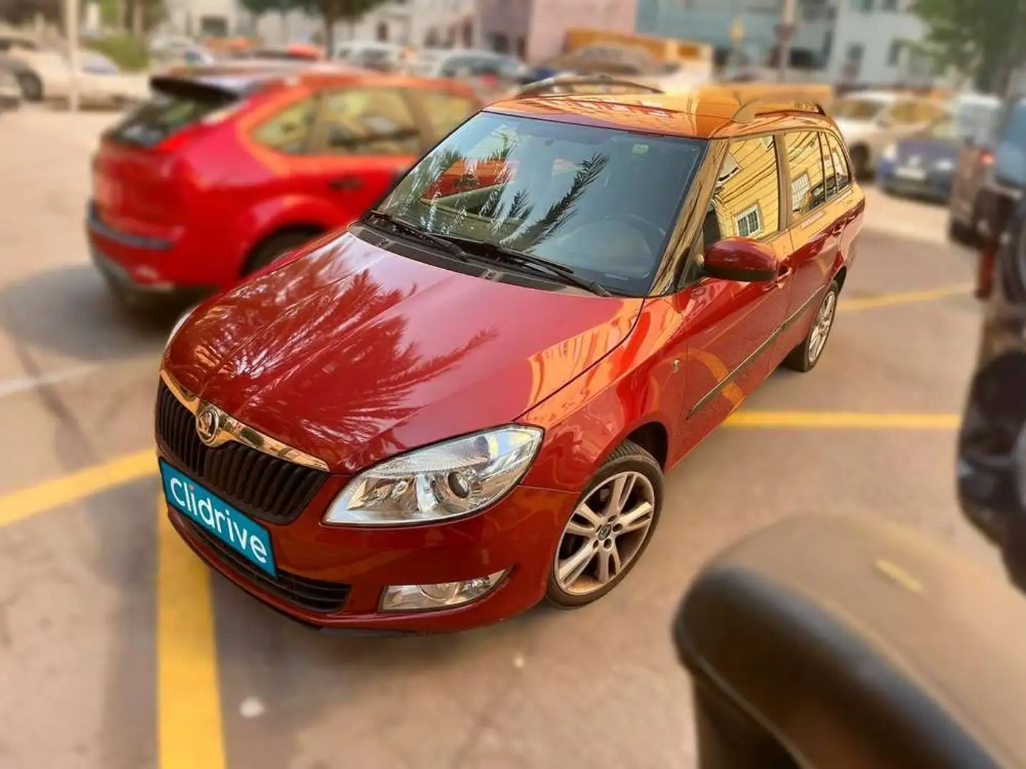 Skoda Fabia 1.6TDI Ambition 90 Rojo - 1