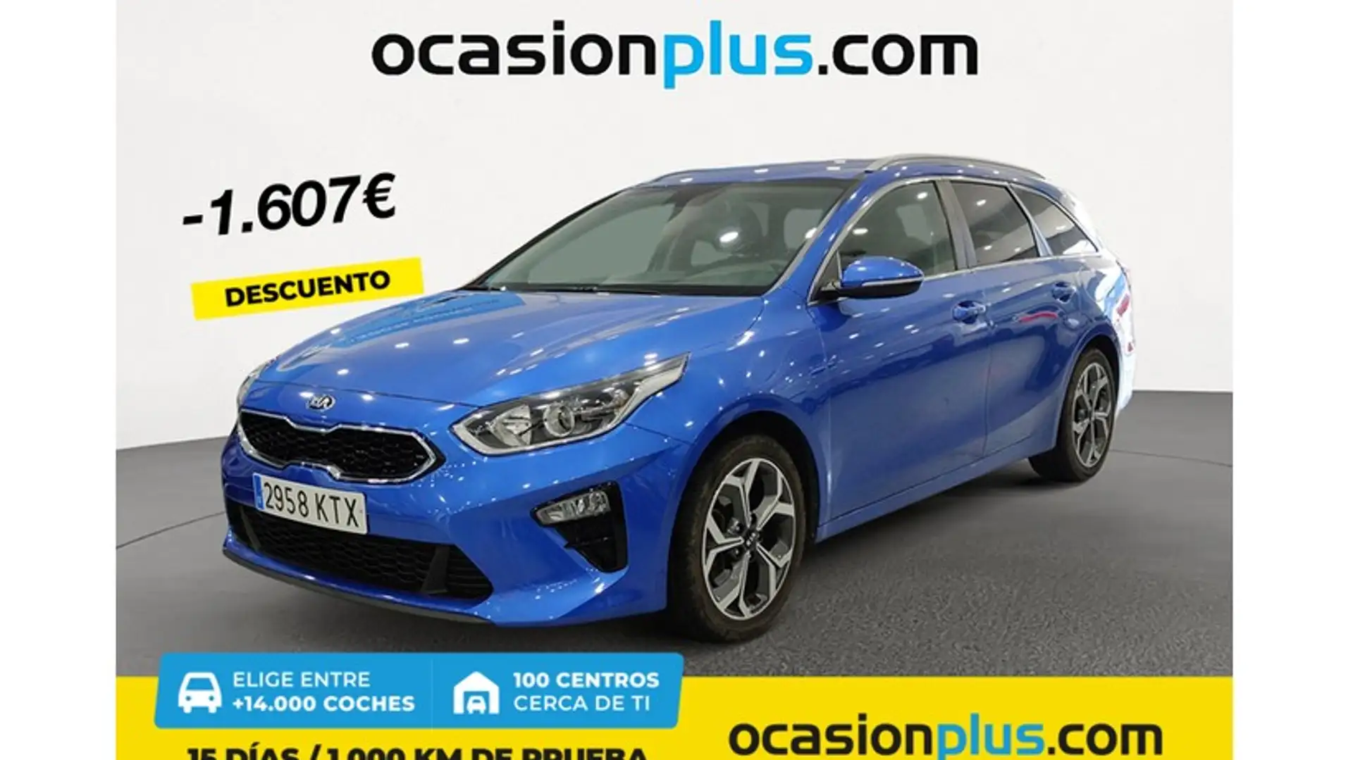 Kia Ceed / cee'd Tourer 1.0 T-GDi Eco-Dynamics Tech 120 Blauw - 1