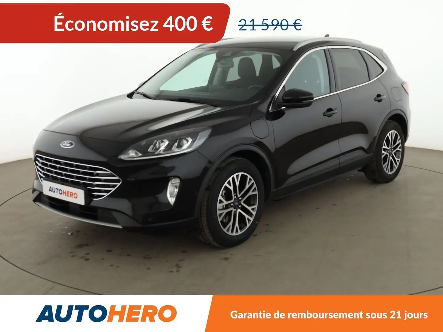 Ford Kuga 2.5 Duratec PHEV Titanium eCVT Noir - 1