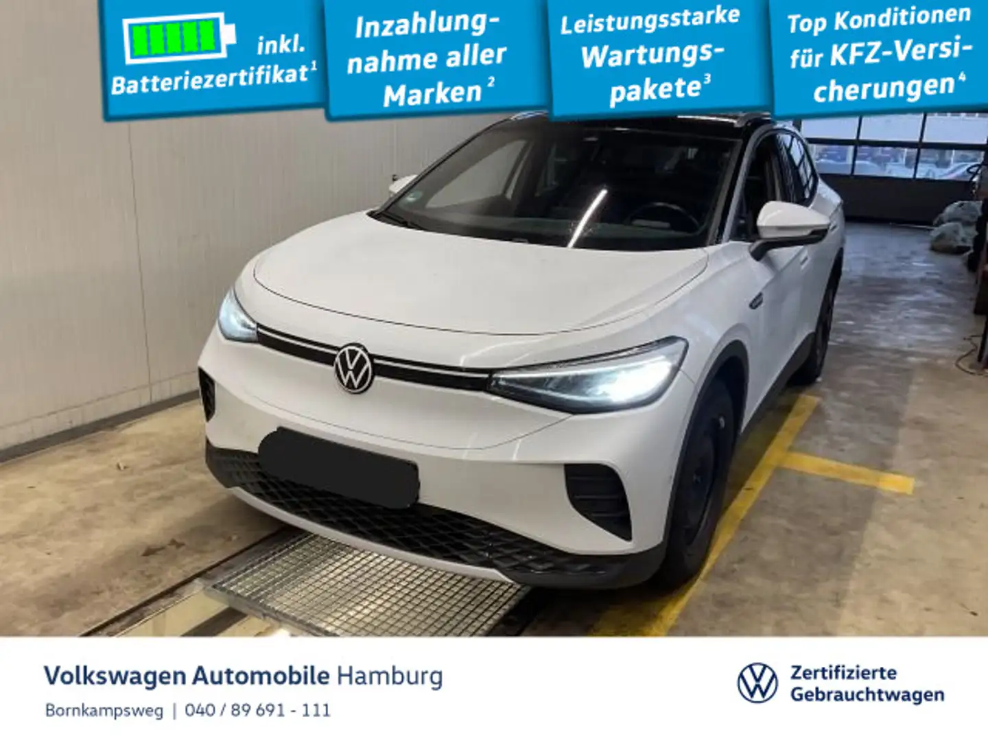 Volkswagen ID.4 Pure LED Open & Close Kamera Navi LED Weiß - 1