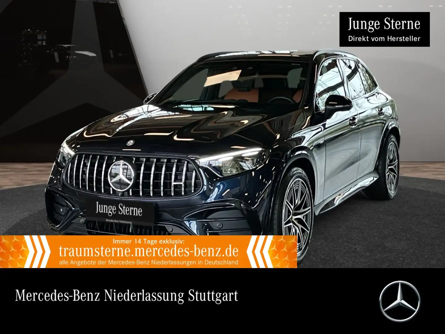 Mercedes-Benz GLC 43 AMG GLC 43 4M NIGHT+PANO+360+AHK+STHZG+BURMESTER+9G Bleu - 1