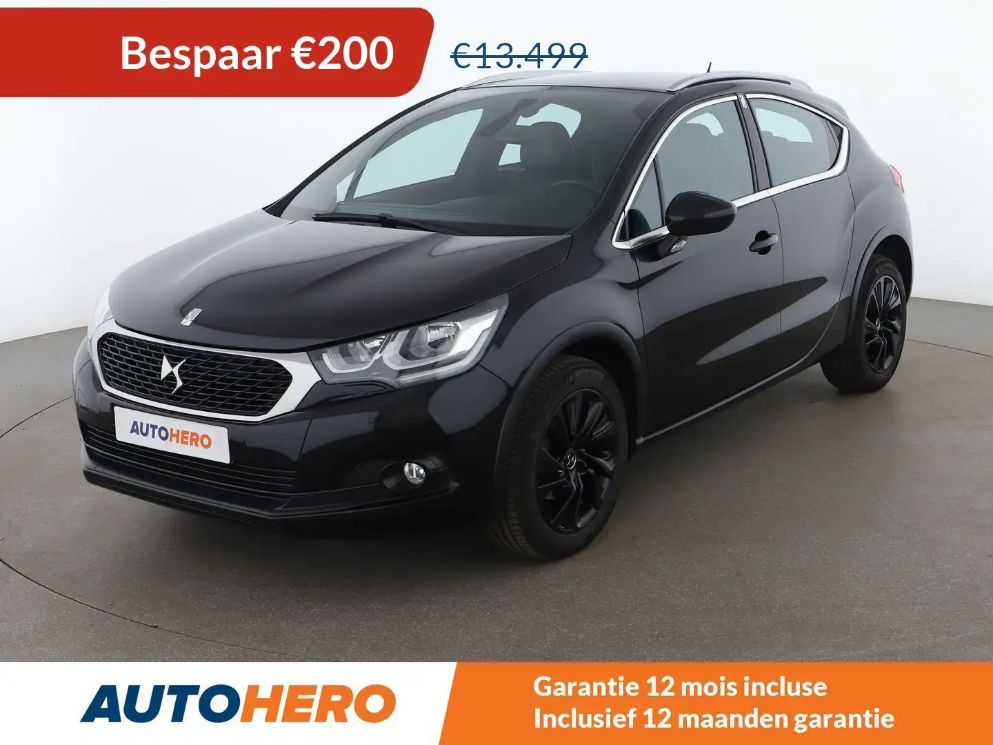 DS Automobiles DS 4 Crossback 1.6 Blue-HDi SportChic Zwart - 1