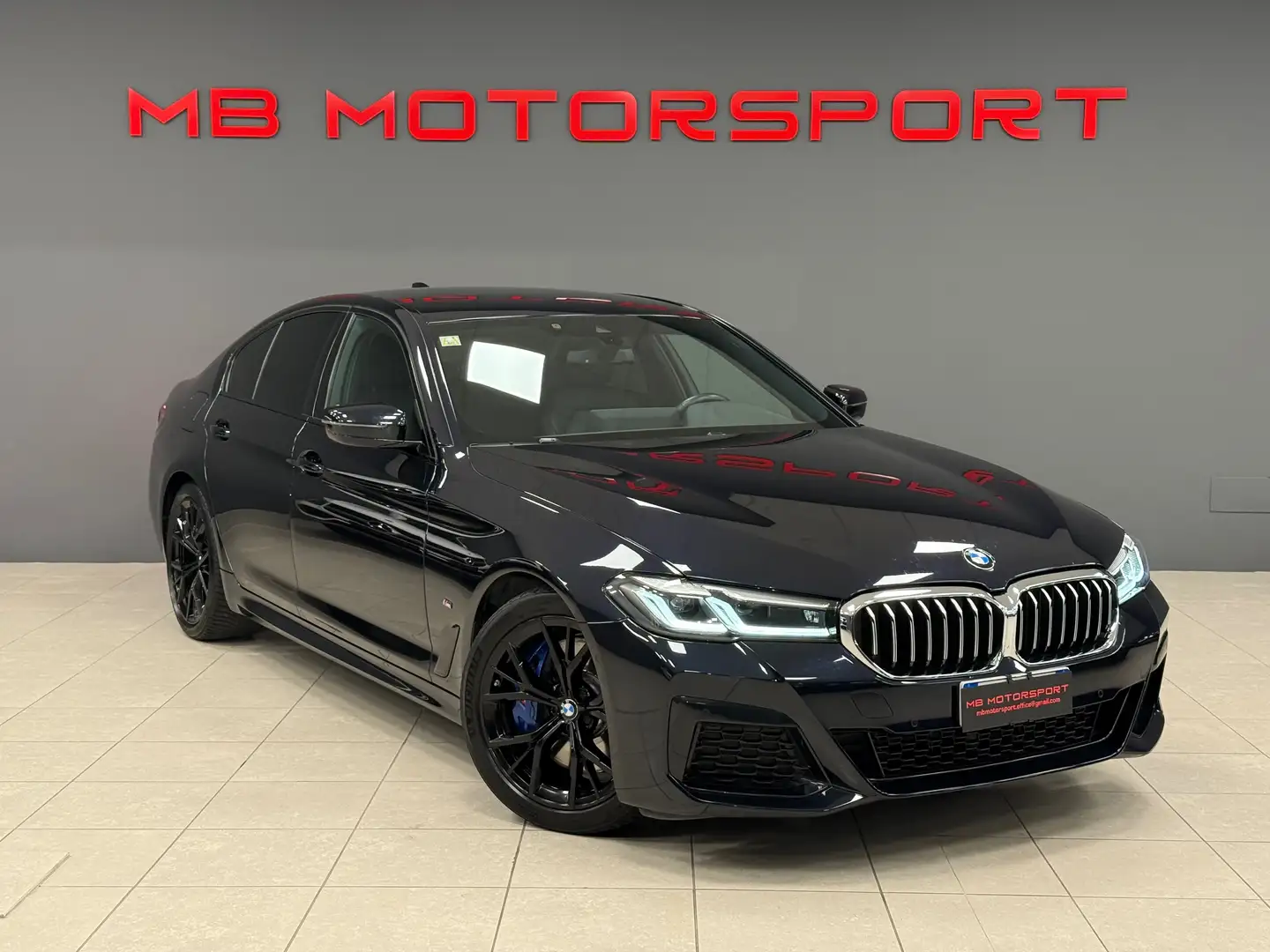 BMW 530 530d mhev 48V xdrive Msport auto Blu/Azzurro - 1