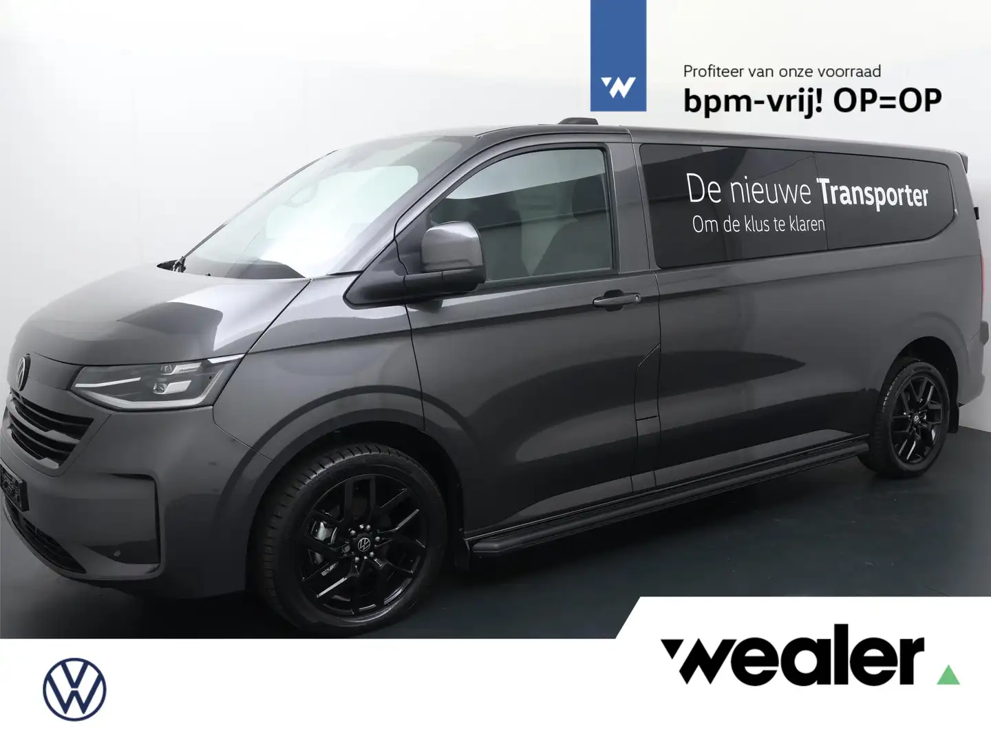 Volkswagen Transporter 2.0 TDI L2H1 30 Bulli Intro L2 Dubbel Cabine Šedá - 1
