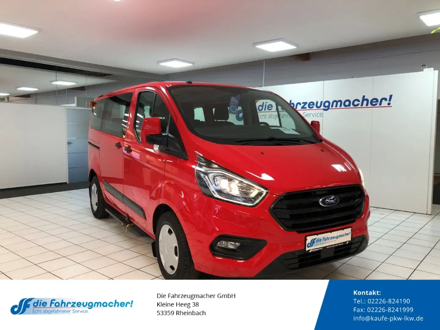 Ford Transit Custom Kombi 320 L1 Trend 2.0 TDCi *7263 Dyn. Kurvenlicht Красный - 1
