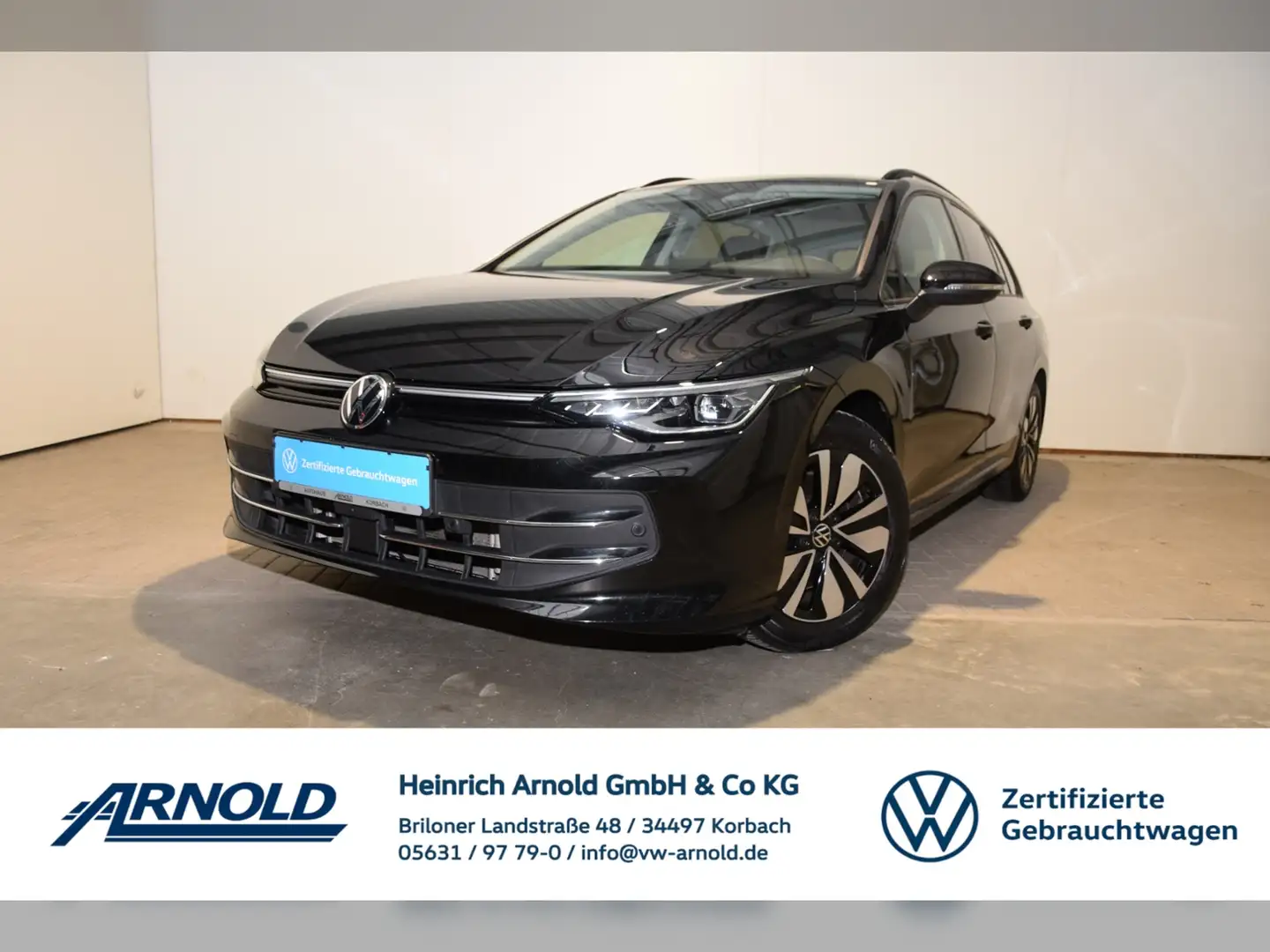 Volkswagen Golf Variant VIII Var. TDI GOAL DSG AHK - IQ-Light - Travel As Schwarz - 1
