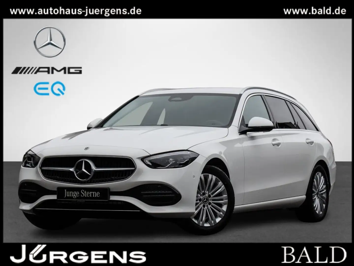 Mercedes-Benz C 180 T Avantgarde/LED/Memo/Cam/Ambi/Totw/Easy-P Weiß - 1