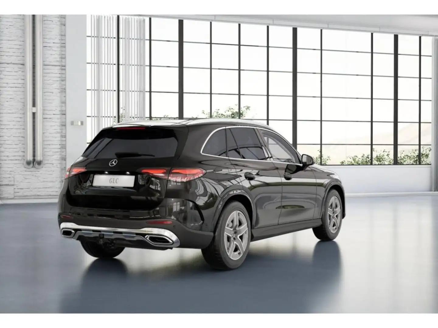 Mercedes-Benz GLC 300 4M AMG-Sport/Pano/AHK/Distr/Memo/Totw/19 Schwarz - 2