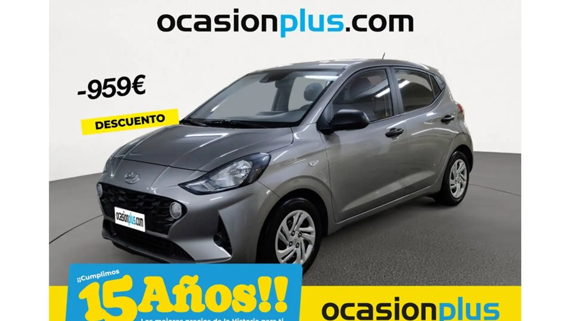Hyundai i10 1.0 MPI Essence Gris - 1
