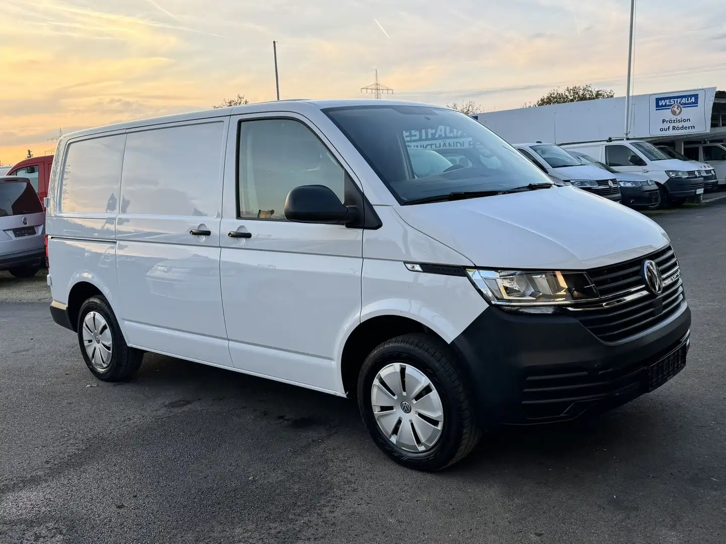 Volkswagen T6 Transporter 6.1 Kasten TDI AHK*PDC*Flügeltür Wit - 2