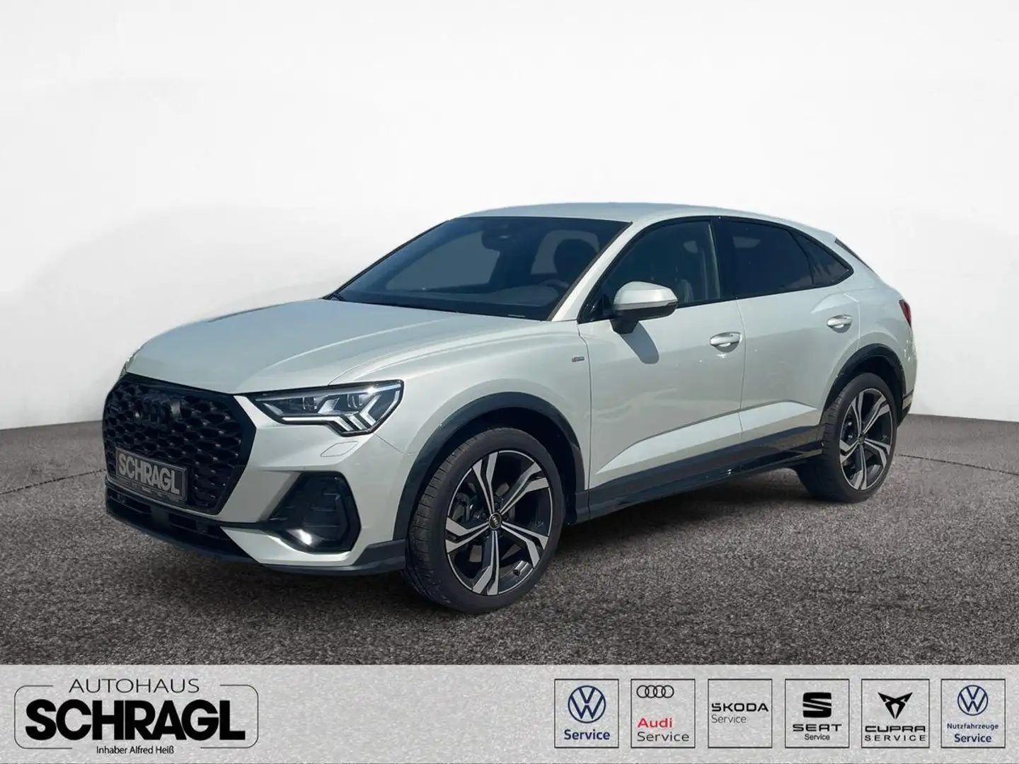 Audi Q3 Sportback 40 TFSI quattro+S-LINE+AHK+NAV+ACC Argent - 1