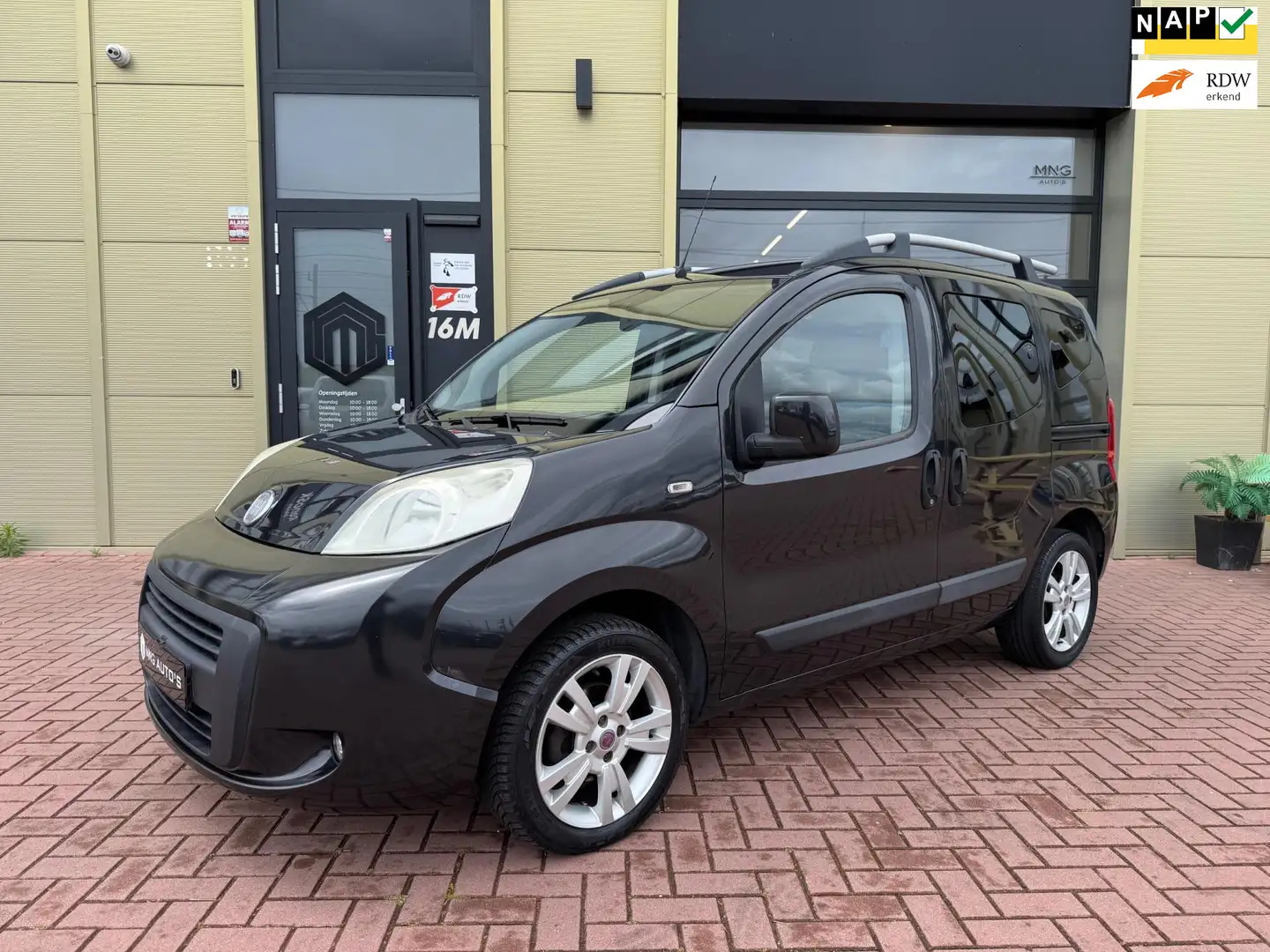Fiat Qubo 1.4 Dynamic|PDC|2X Schuifdeur|1e Eigenaar|Topstaat Negro - 1