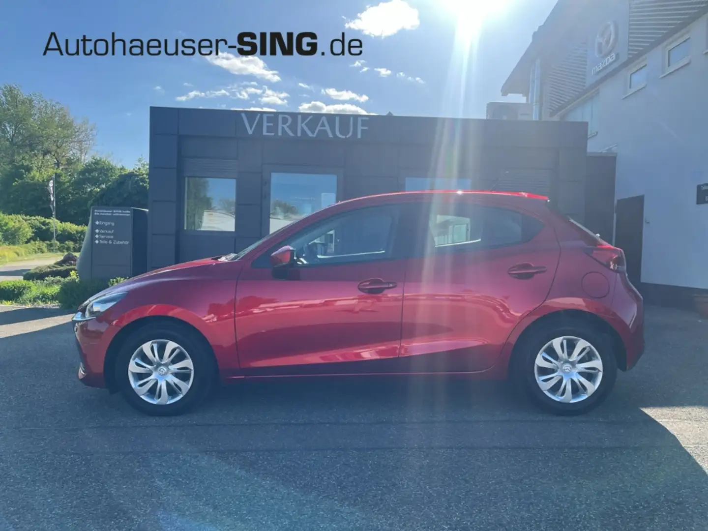Mazda 2 Advantage Sitzheizung LED-Scheinwerfer Klima Rouge - 2