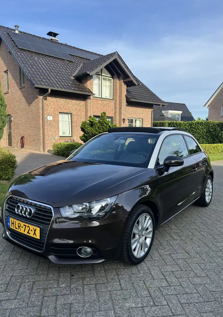 Audi A1 1.2 TFSI PANORAMADAK - TOPSTAAT GOED ONDERHOUDEN Bruin - 1