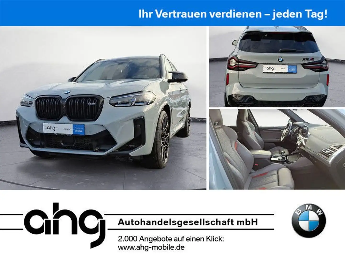 BMW X3 M COMPETITION ACC Akusic Head-Up AHK Grau - 1