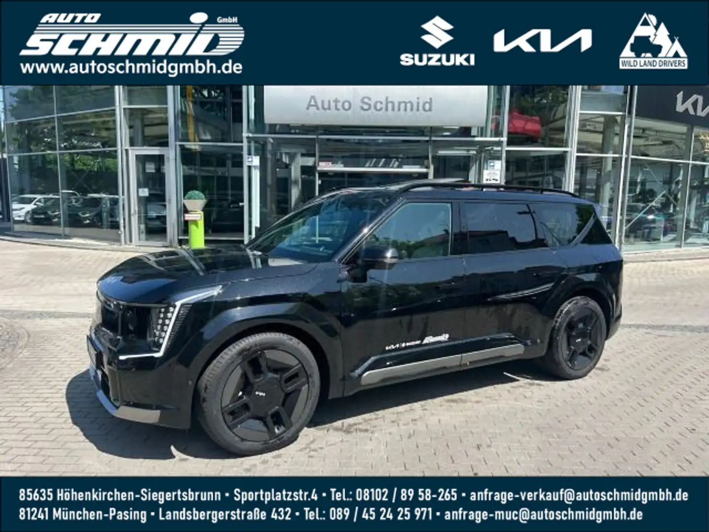 Kia EV9 99,8 kWh GT-LINE ALLRAD |6-SITZ|GLASDACH| Schwarz - 1