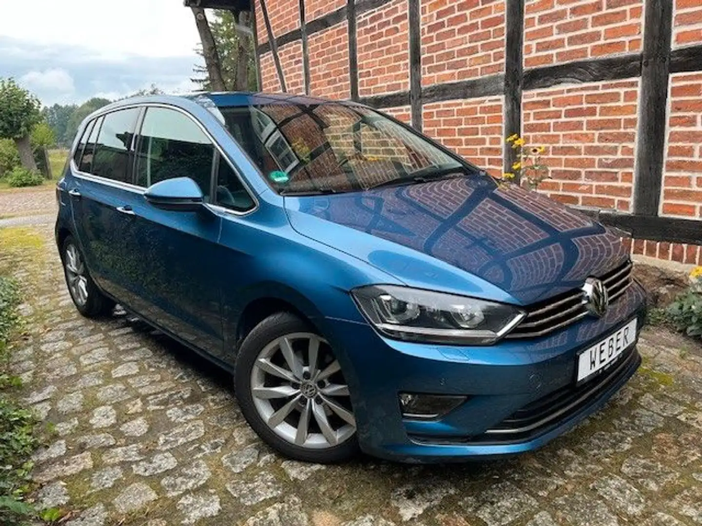 Volkswagen Golf Sportsvan Highline R-Line Xe Kam Navi HUneu Blau - 1